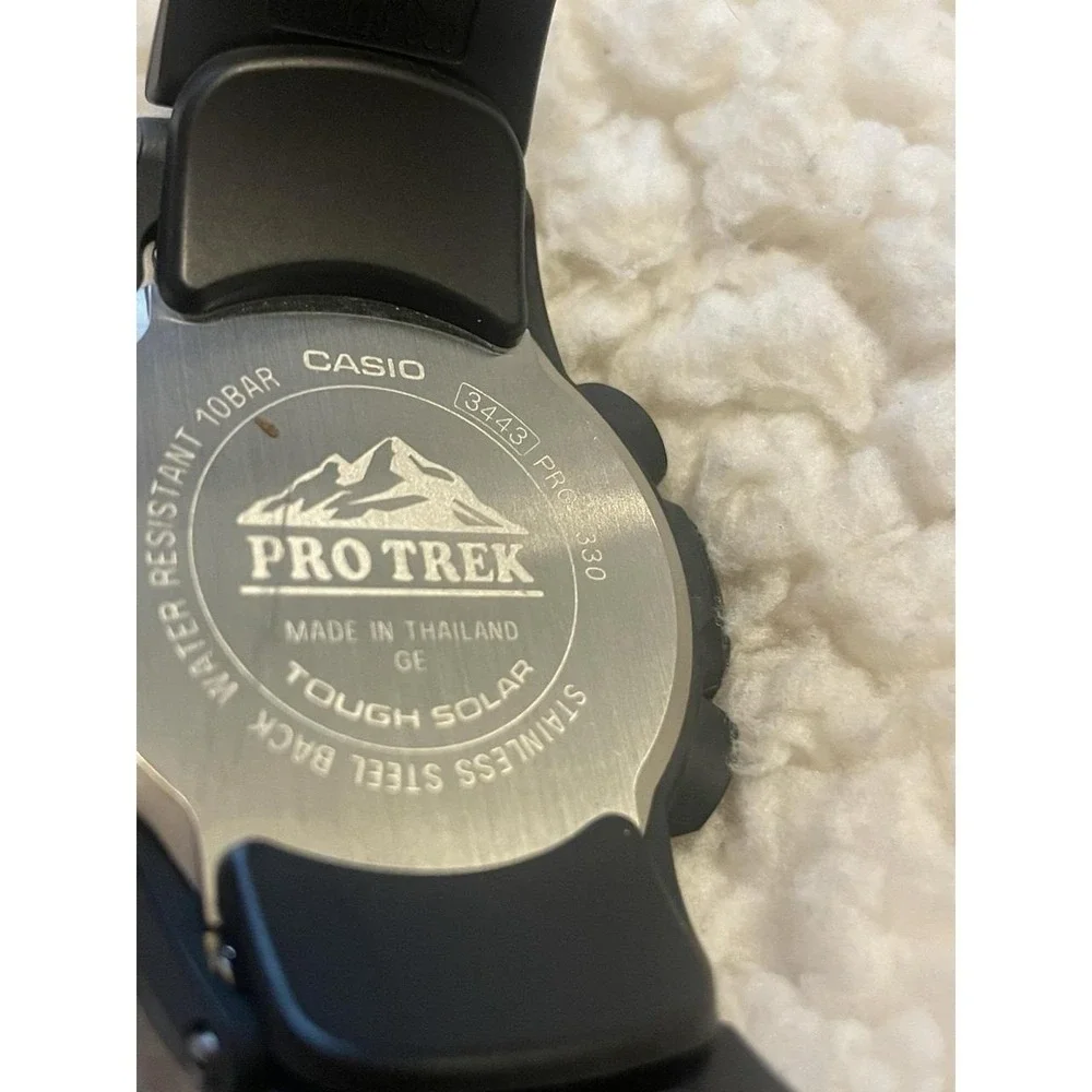 Casio PRO TREK Solar PRG-330-1JF Black Digital Quartz Men's Watch